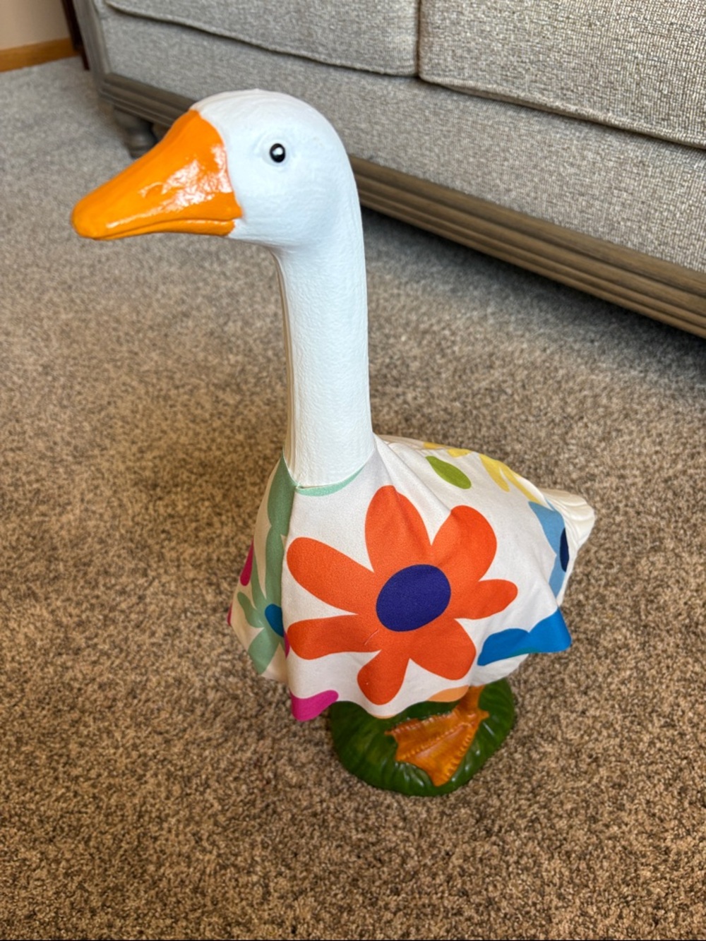 Porch goose outfit